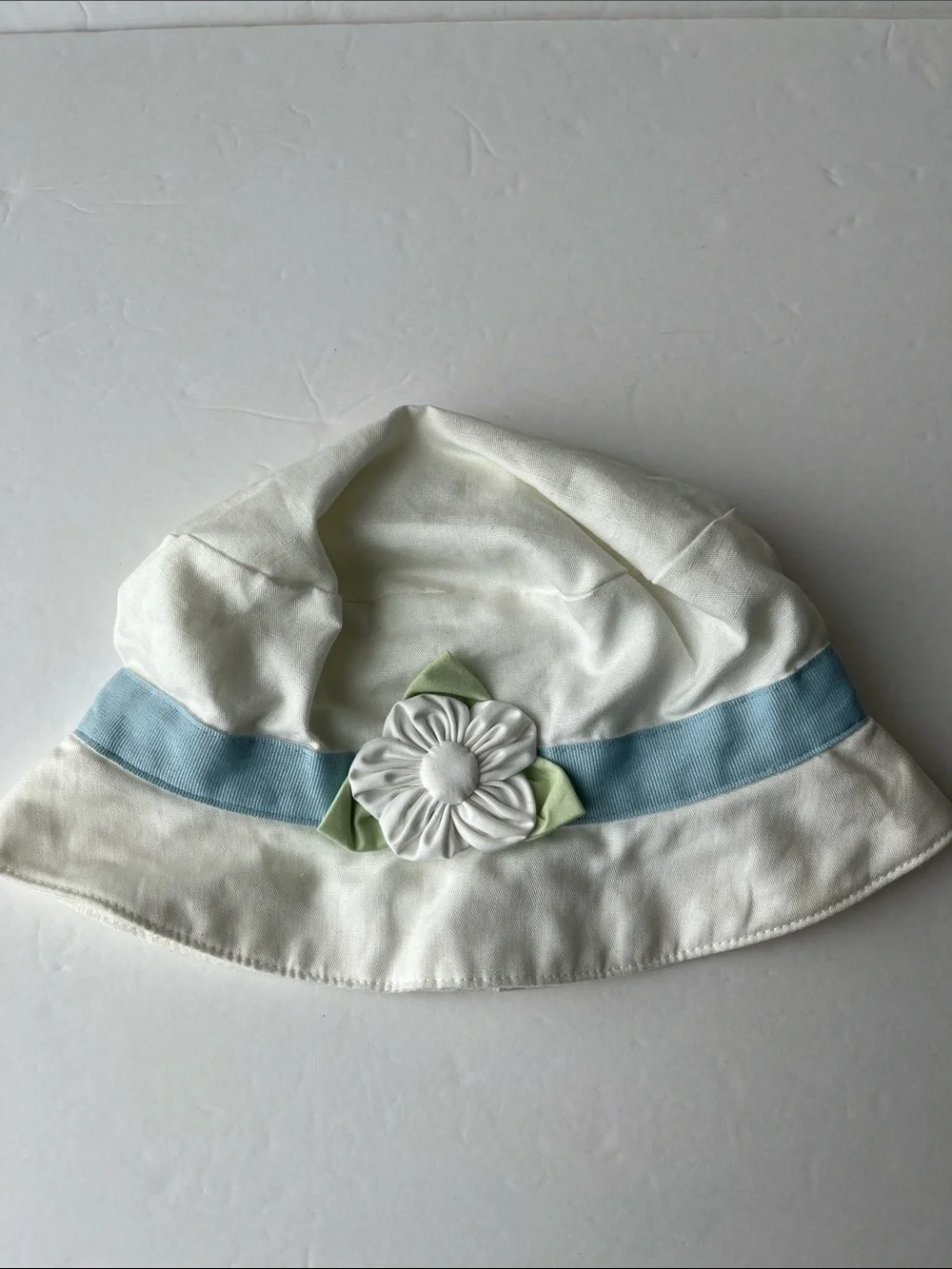 Gymboree Bucket Hat Cotton Linen Flower Size Small Medium Vintage